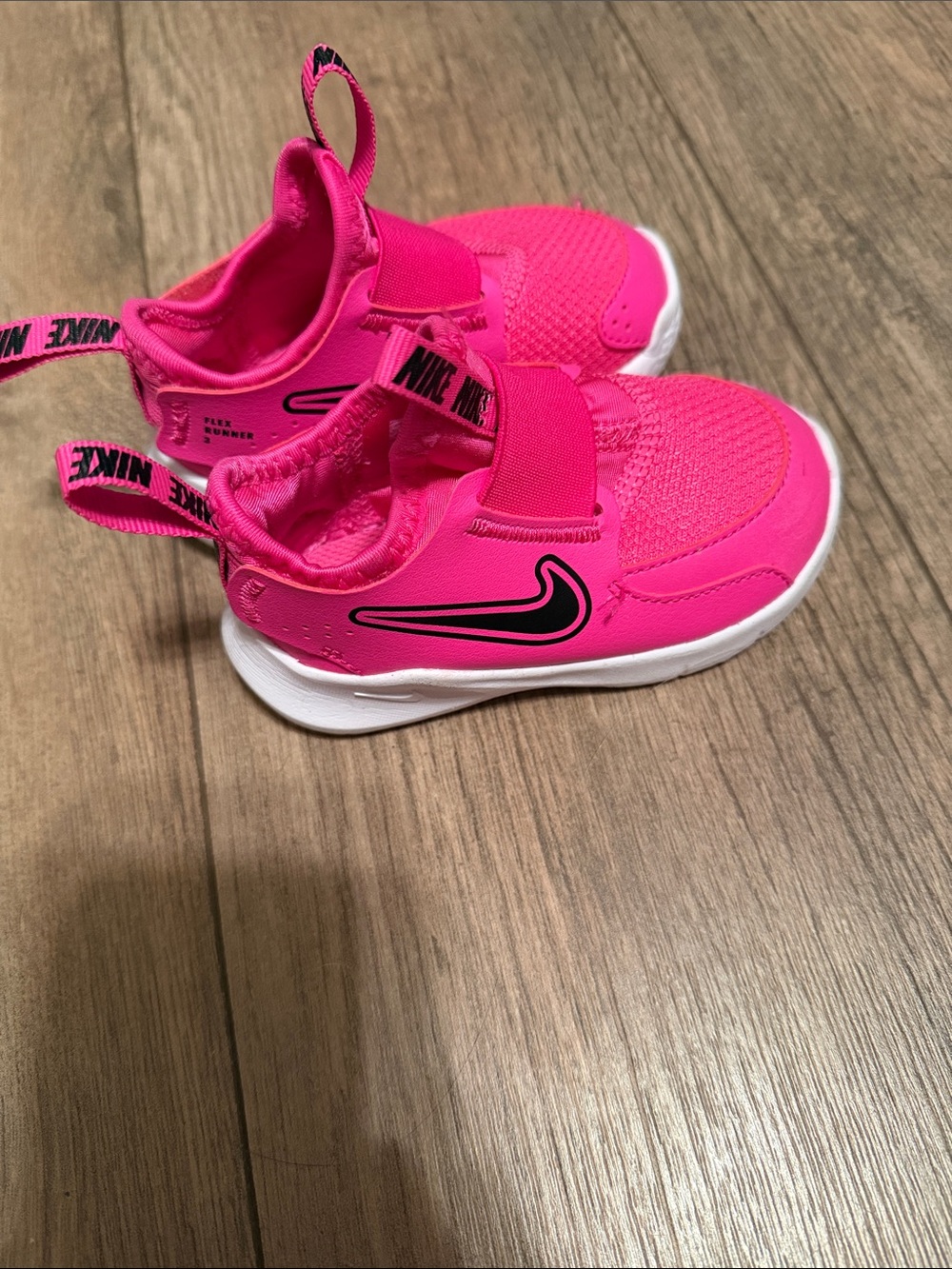 Nike Kids Bright Pink Slip-On Athletic Sneakers